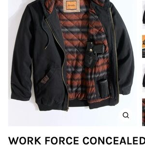 Men's Brown Concealed Carry Jacket